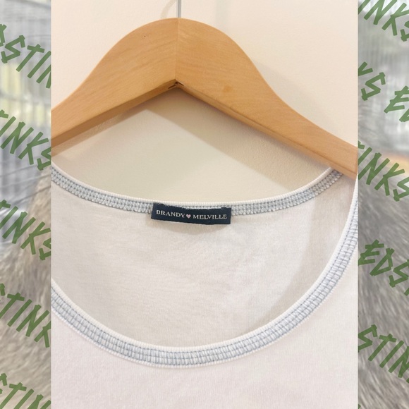 Brandy Melville crop top white - Picture 5 of 6